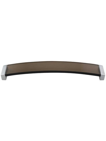 Positano Smoke Acrylic Arched Pull - 8 3/4 inch Center-to-Center.